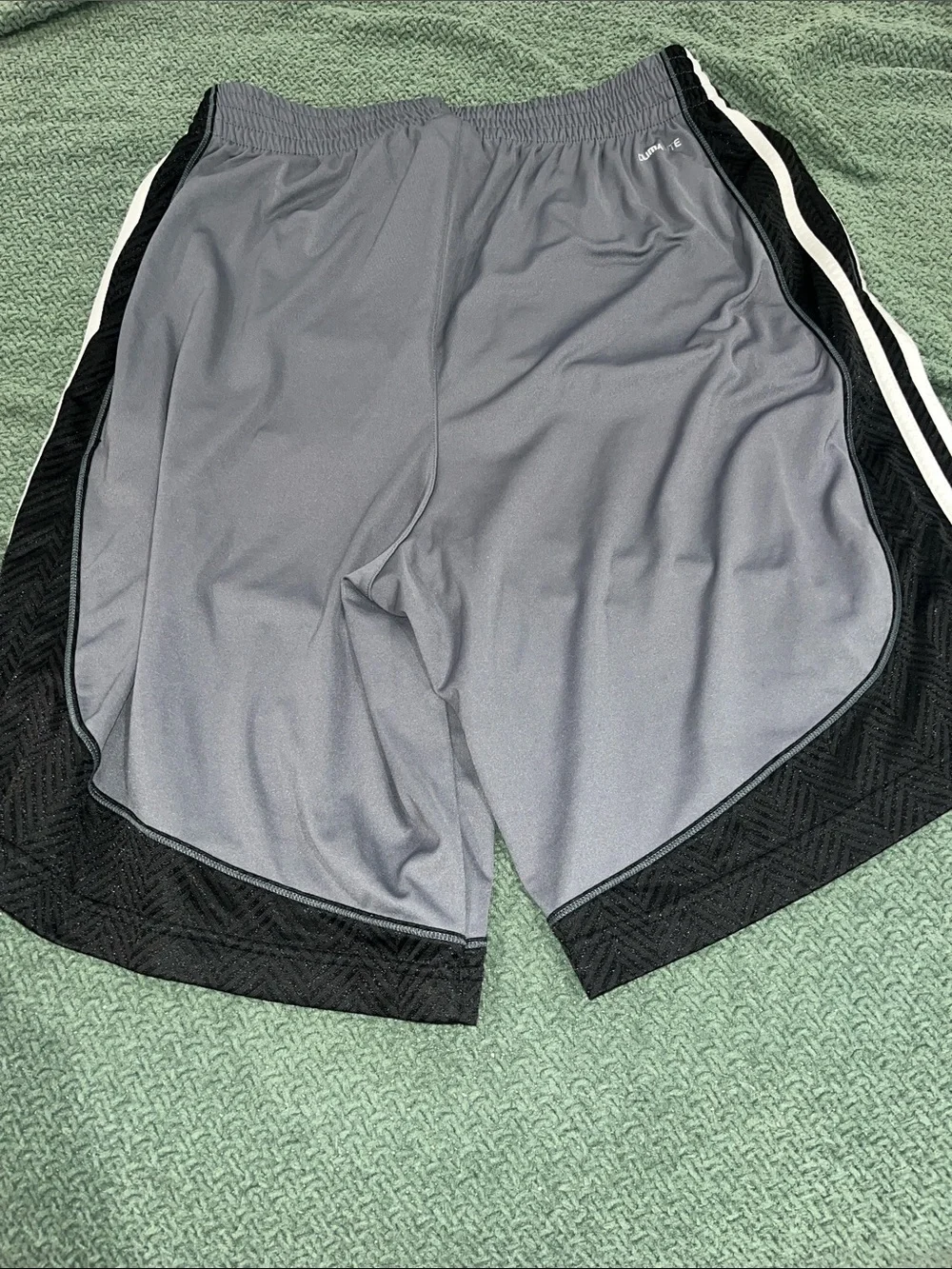 adidas Men's Athletic Shorts in Charcoal Gray with Drawstring